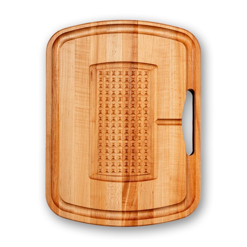 John Boos Block Reversible Wood Carving Board w/Juice Groove & Tray, Maple(Used)