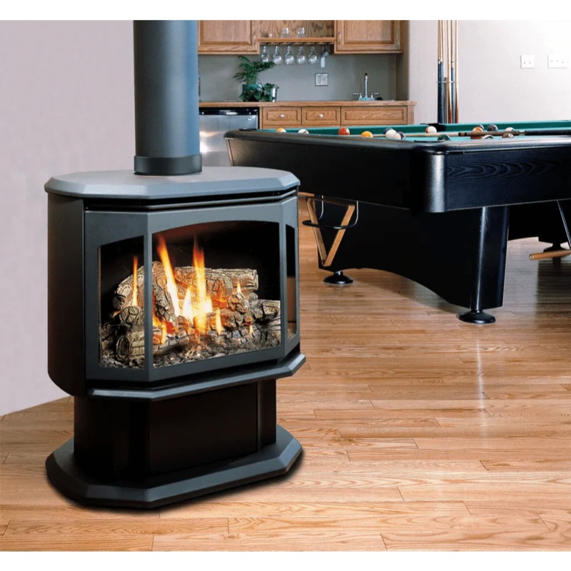 Kingsman 27″ Free Standing Direct Vent Gas Stove – FDV350 Natural Gas Millivolt