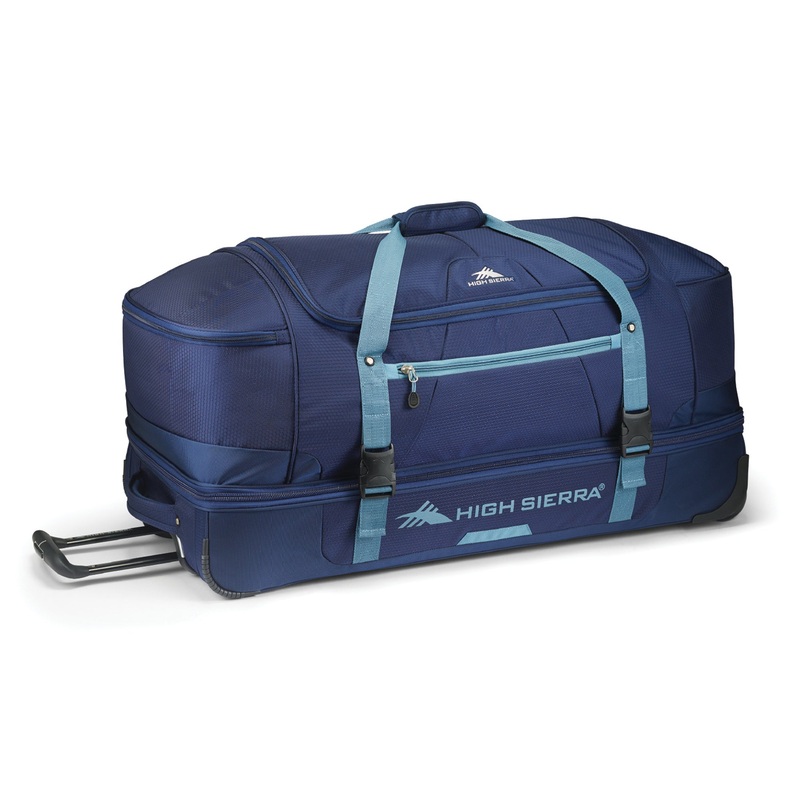 High Sierra Fairlead 34″ Drop Bottom Wheeled Duffel Bag w/ Handle (Open Box)