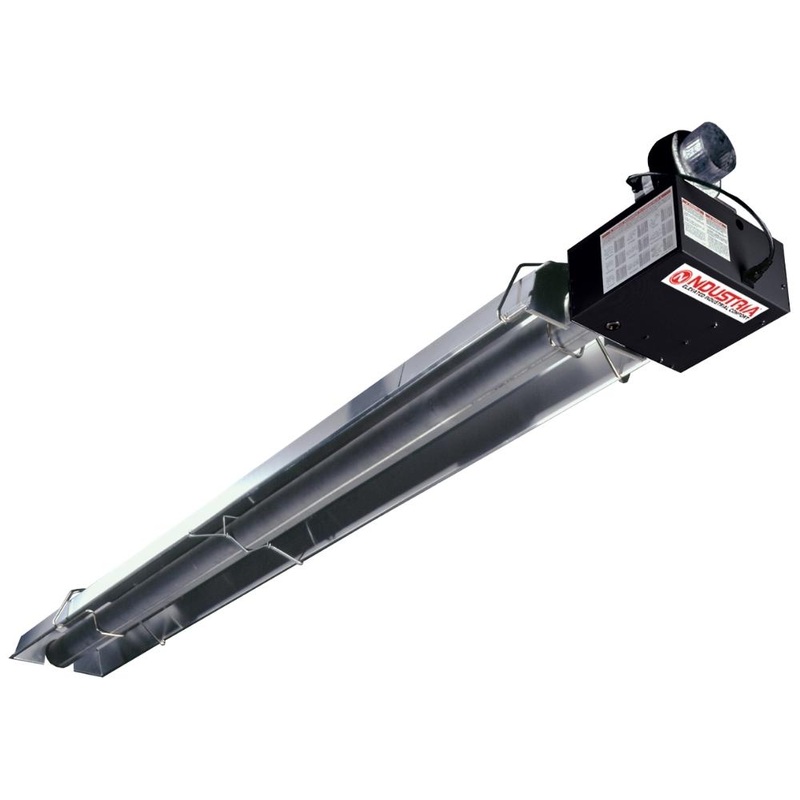 NDUSTRIA NBH Indoor/Outdoor Infrared Straight Gas Heater Natural Gas 131″ Long (40000 BTU)