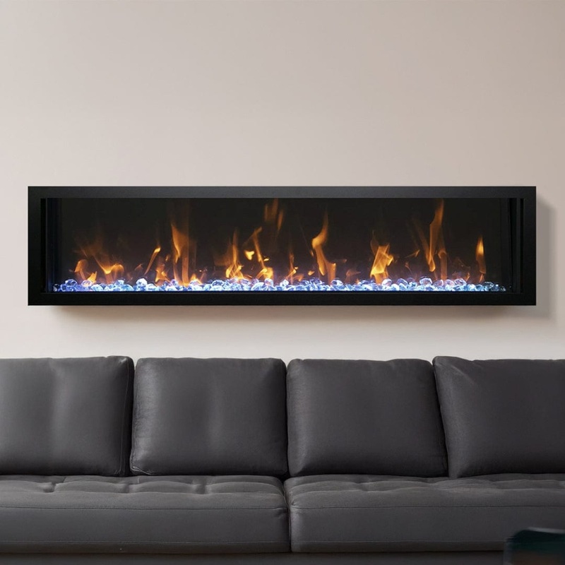 Amantii Panorama Series 60-In Slim Built-In Electric Fireplace