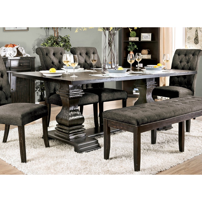 Nissa Rustic Rectangular Dining Table