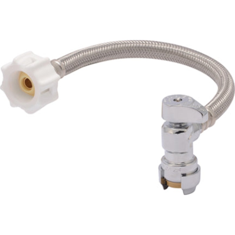 TOILET CONNECTOR 1/2 SB X 7/8 CS X 12 SS