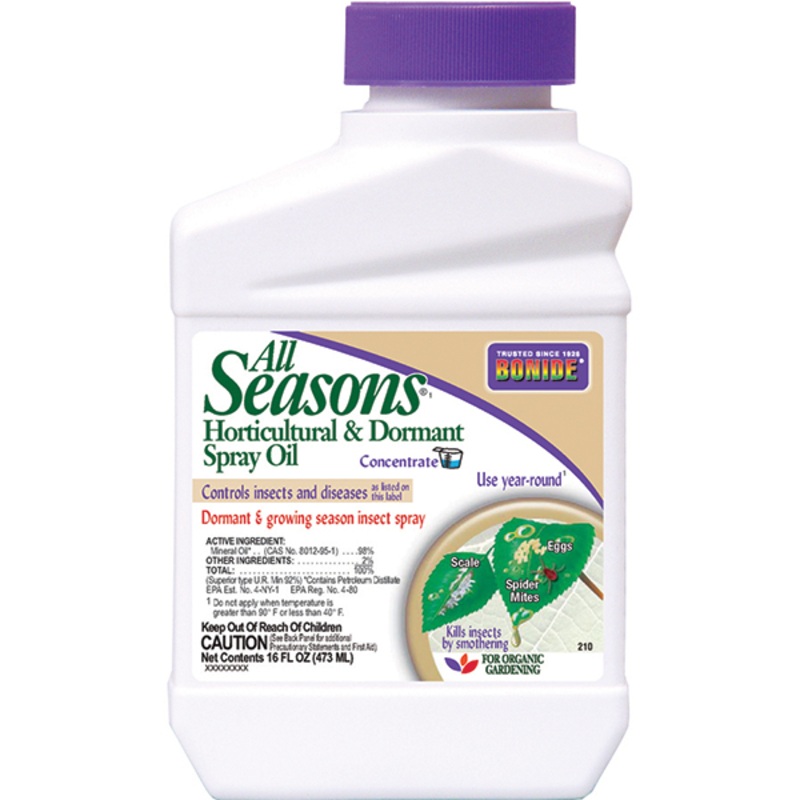 BONIDE ALL SEASONS HORTICULTURAL & DORMANT SPRAY OIL CONCENTRATE 1 PT 1.092 lbs