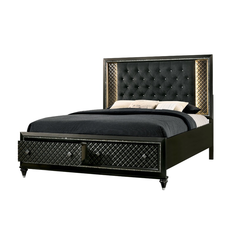 Margrite Contemporary Solid Wood Platform Bed in Queen