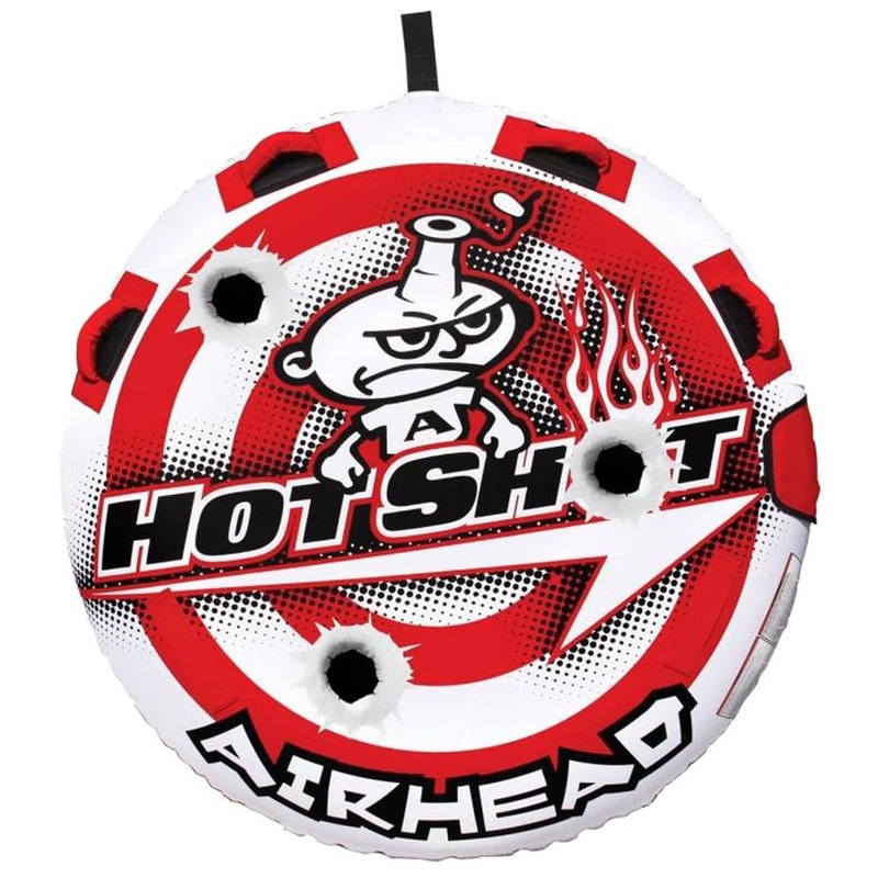 Airhead Hot Shot 2 Inflatable Round Deck Single Rider Towable Tube (Used)