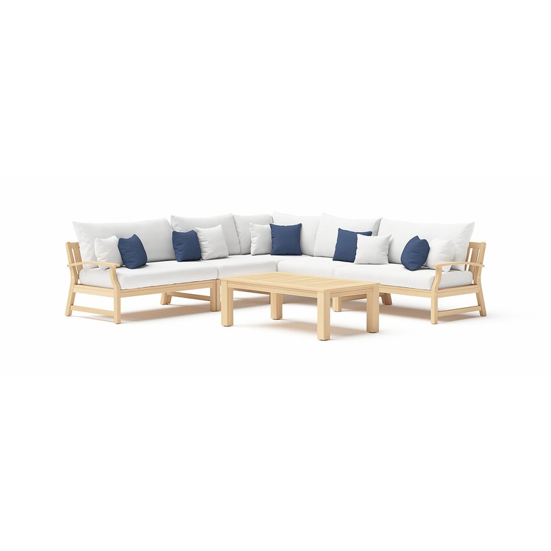 RST Brands – Kooper 6 Piece Sunbrella Outdoor Sectional | OP-AWSS6-KPR Bliss Ink