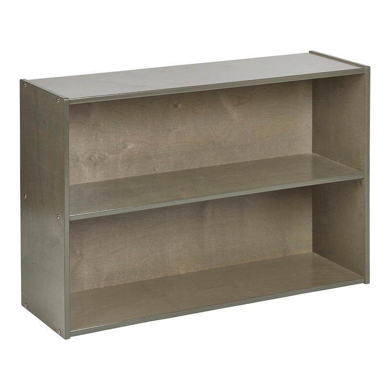 Streamline 2-Shelf Storage Cabinet, 24In, Kid’S Bookshelf, Grey Wash Grey Wash