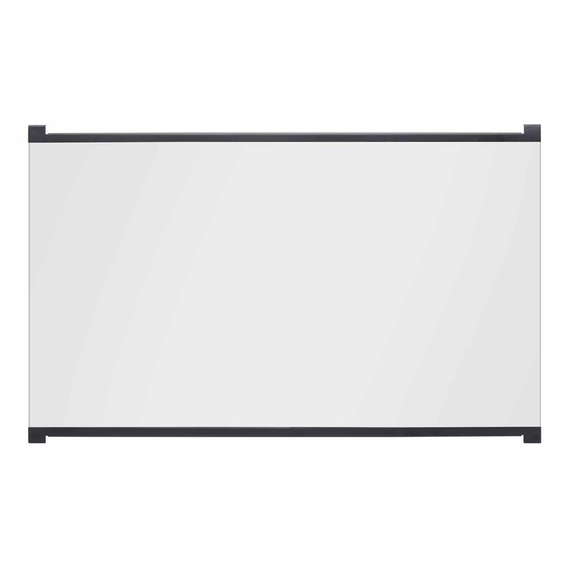 Dimplex Single Pane Glass Door for 45-inch Deluxe Built-In Firebox BFGLASS45BLK