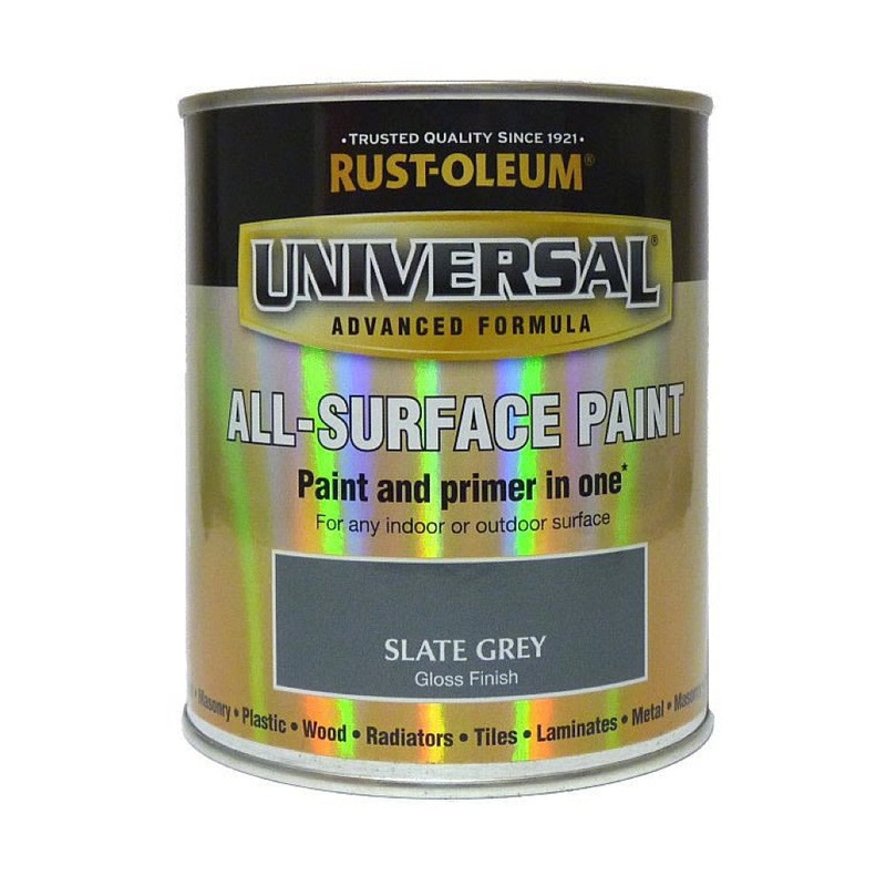 Rust-Oleum All Surface Paint Slate Grey 250ml Default