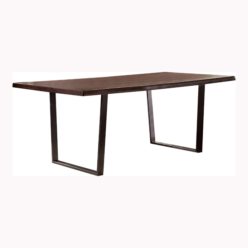 Cascannon Rustic Metal Base Dining Table