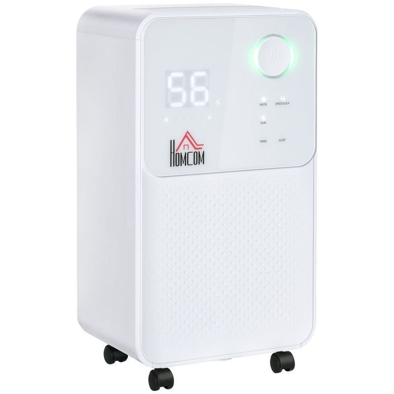 2L Portable Quiet Dehumidifier, 12L/Day Electric Air De-Humidifier