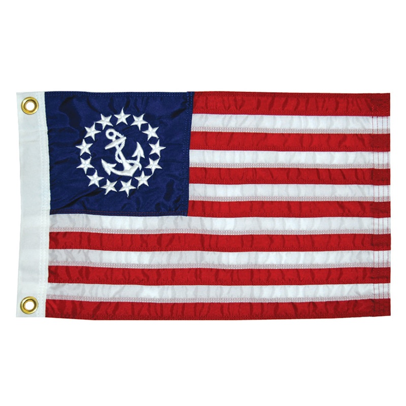 Taylor Made 12″ x 18″ Deluxe Sewn US Yacht Ensign Flag [8118]