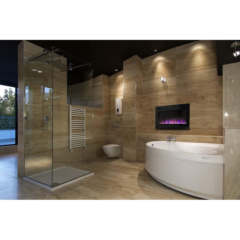 Touchstone Sideline 45 Wall-Mount / Recessed Electric Fireplace