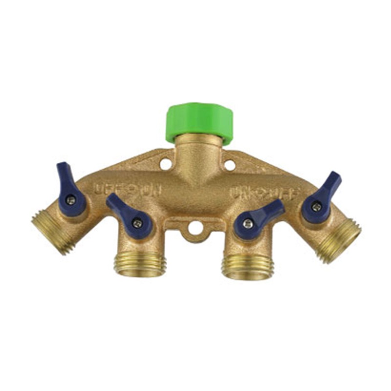 Zhejiang Hongchen Irrigation 4-Way Brass Manifold 4 Way