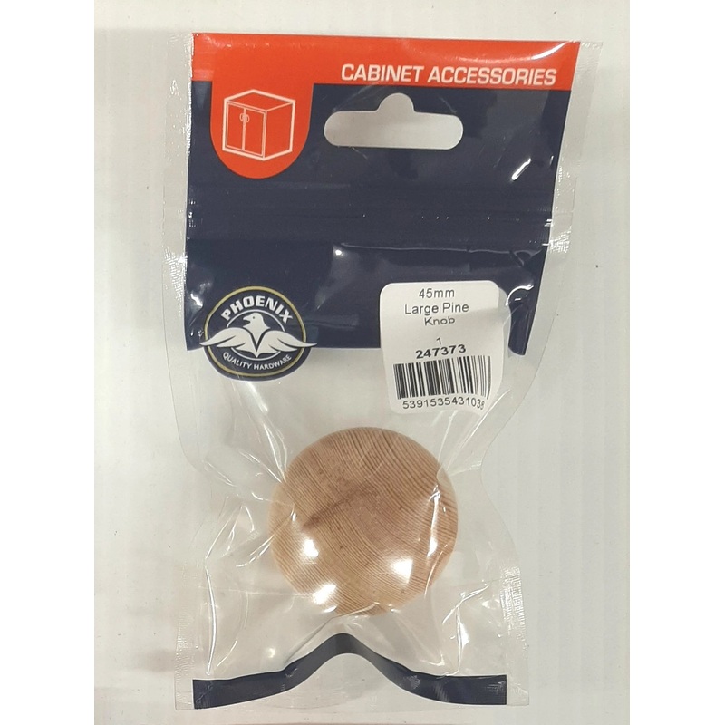 Large Pine Knob 45mm (Wood Screw) Default