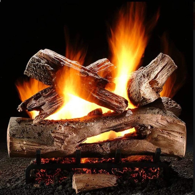 30″ Mountain Timber Single Side Large Vented Gas Log – Hargrove