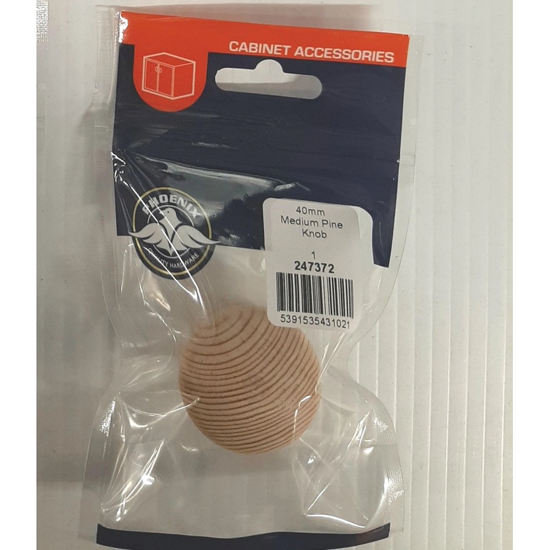Medium Pine Knob 40mm (Wood Screw) Default