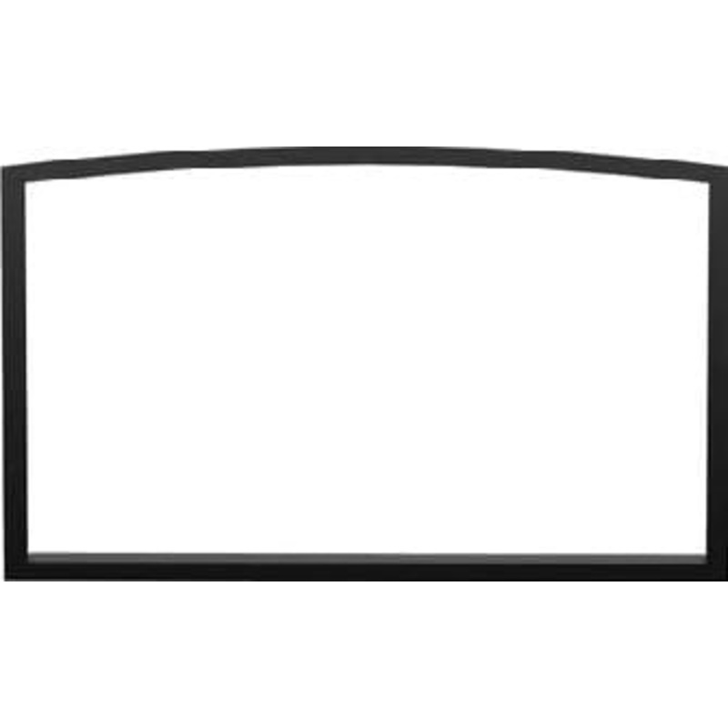 Valcourt – Frontenac Narrow Overlap Arched – VA11FA06  Sleek Black Thin Tile Facing for Fireplaces
