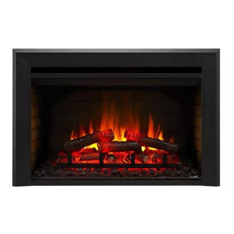 Simplifire Traditional Built-In Electric Fireplace Insert 25″ Wide
