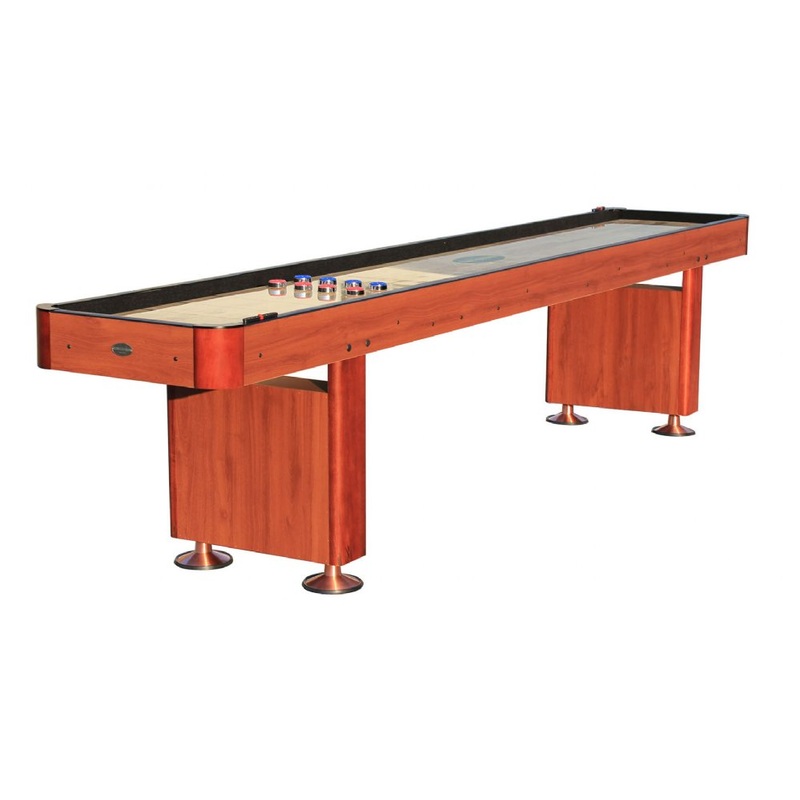 “The Standard” 12 foot Shuffleboard Table in Cherry | Shuf12C