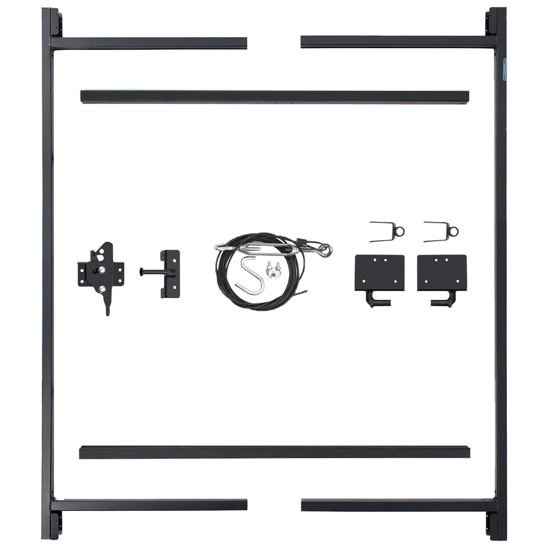 Adjust-A-Gate Gate Building Kit, 60″-96″ Wide Opening Up To 5′ High (Open Box)