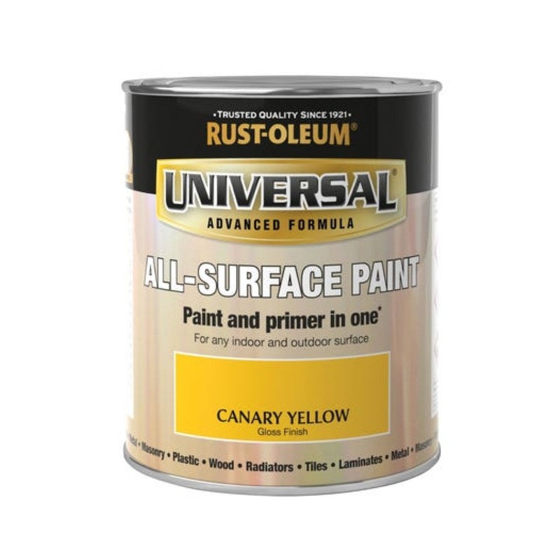 Rust-Oleum All Surface Paint Canary Yellow 250ml Default
