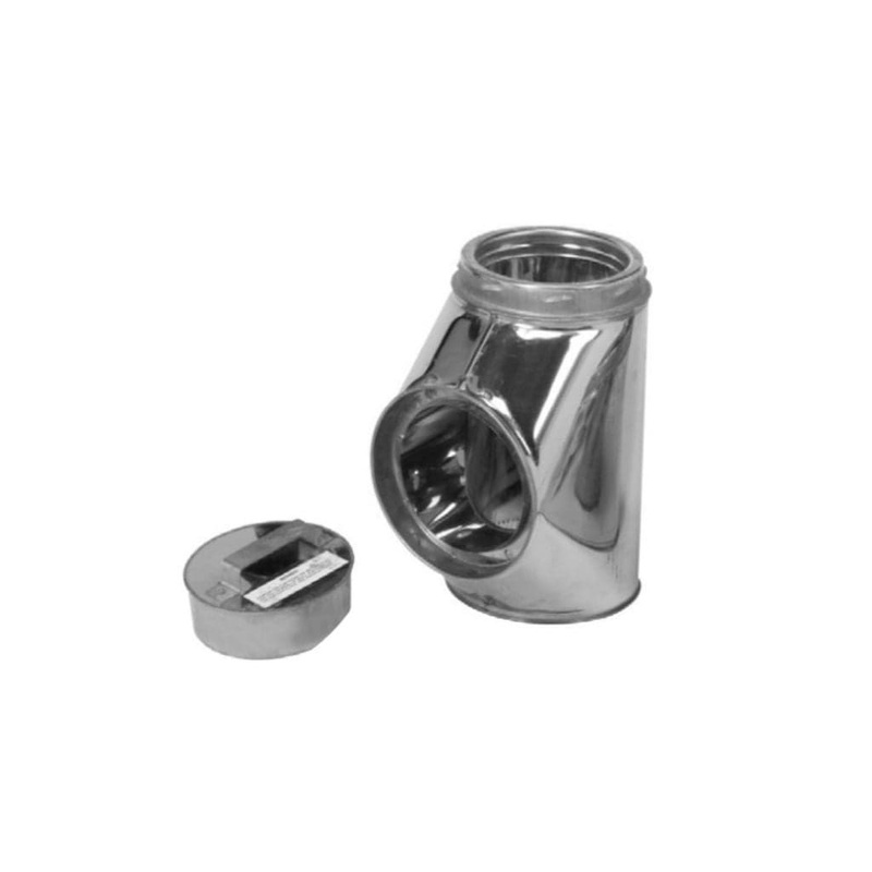 Selkirk – 5″ to 14″ Insulated Tee with Plug (Ultra Temp) 5-Inch