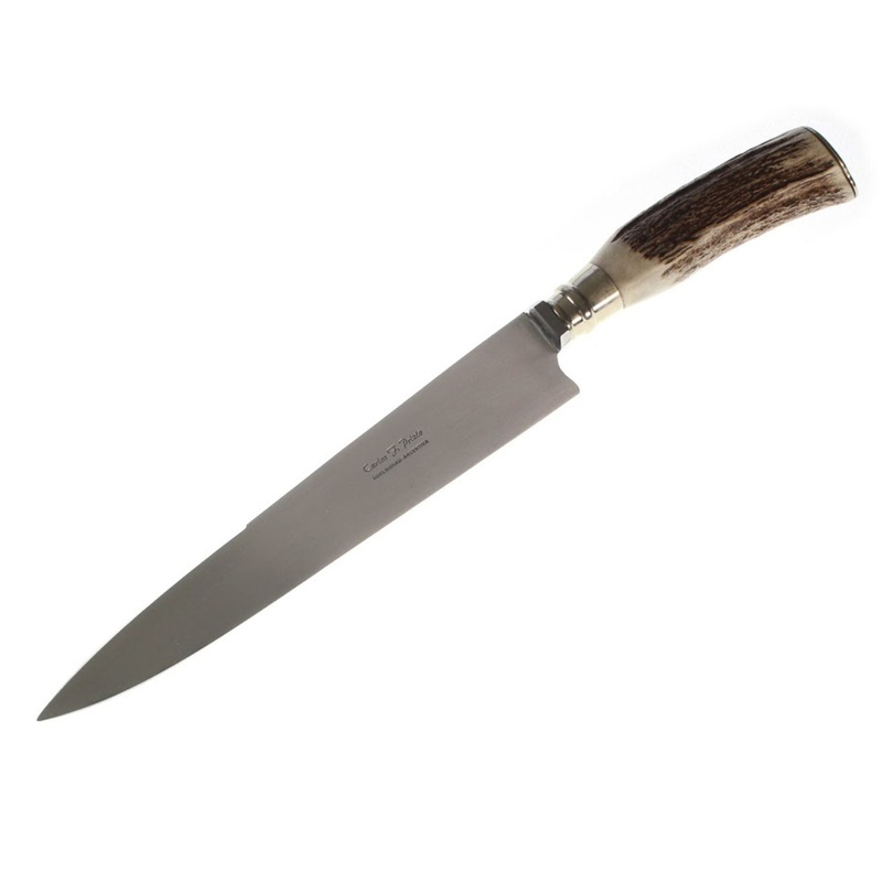 Authentic Argentinean Knife – Creole Deer Antler Handle 10” Prieto