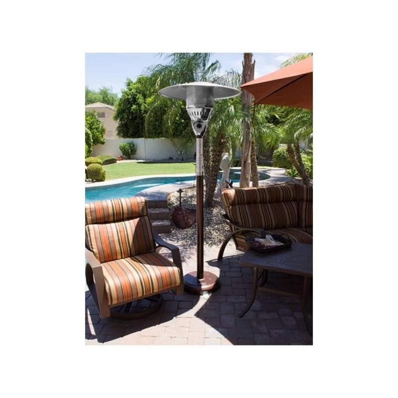 87″ Residential Natural Gas Patio Heater – AZ Patio Heaters Stainless Steel
