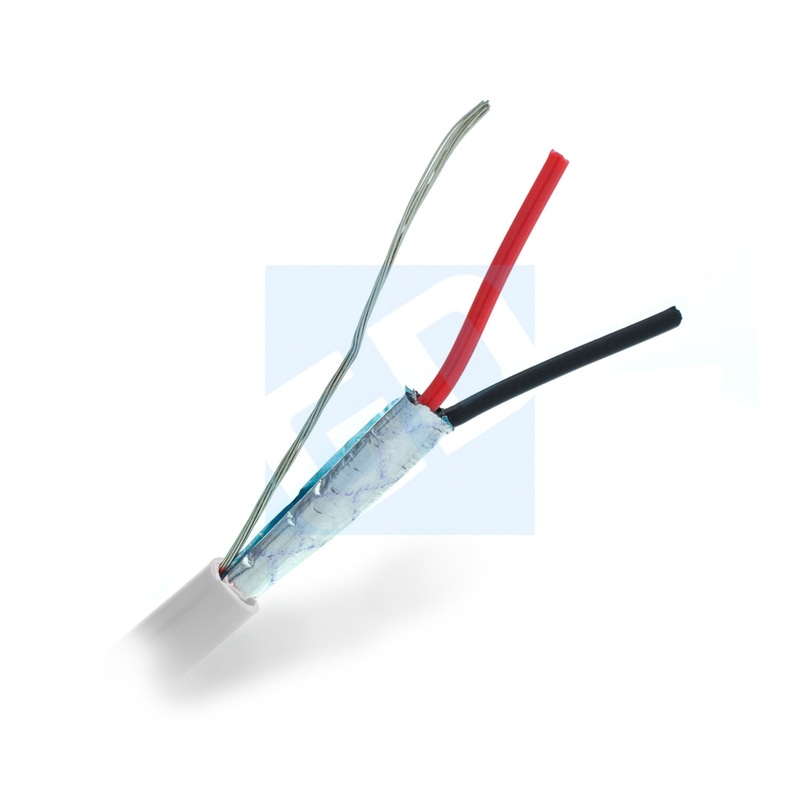 Wire 16/2 Low-Volt Control Stranded Shielded 15 ft