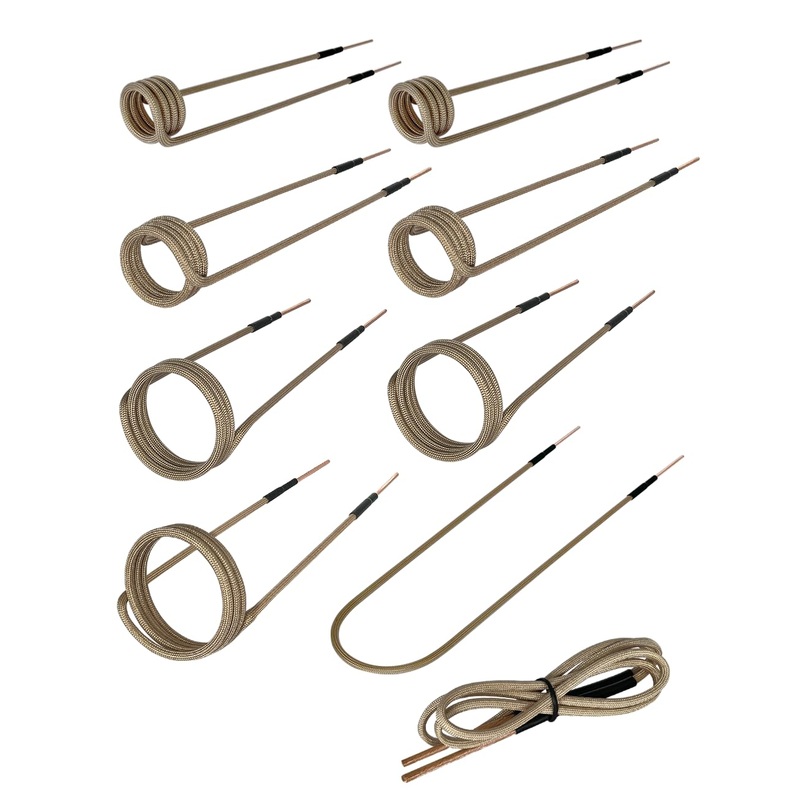 Solary Magnetic Induction Heater Coil, Induction Heat Accessories (7 coils + 2 free forming coils)