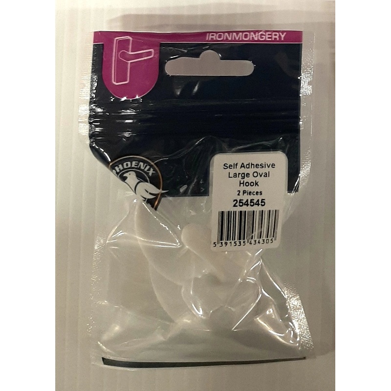 Self Adhesive Large Oval Hooks (2) Default