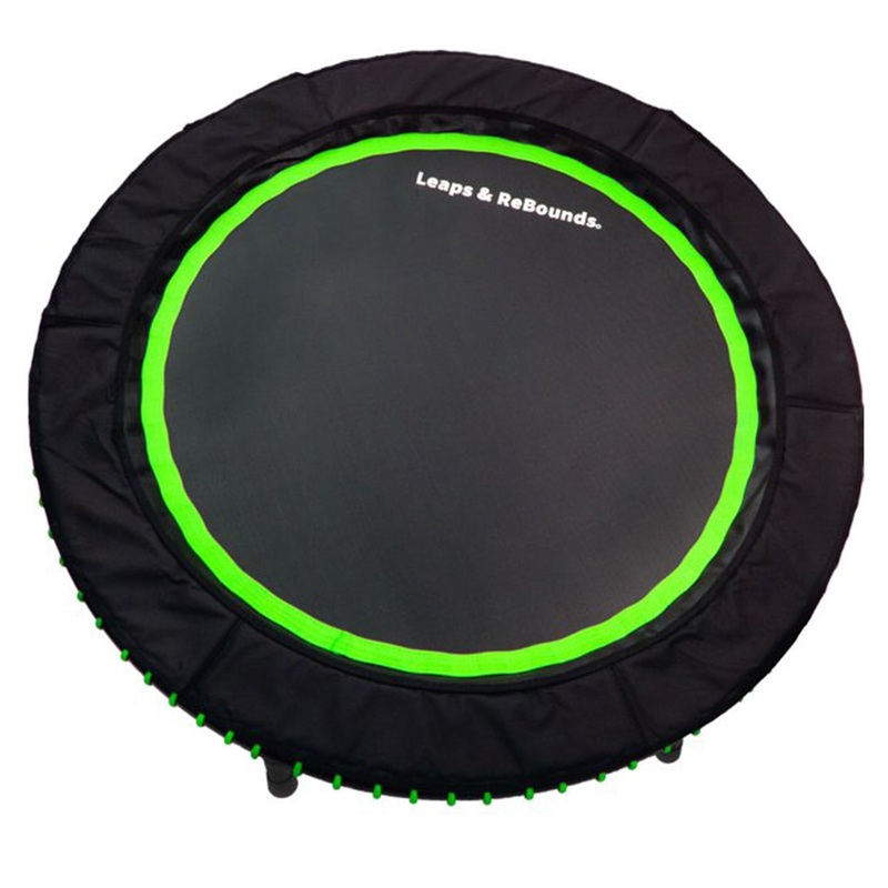 48″ Mini Fitness Trampoline & Rebounder Gym Equipment, Green (Used)