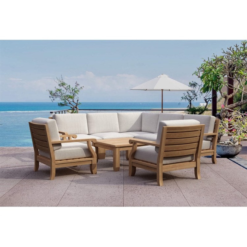Anderson Teak Riviera Luxe 8-Pieces Modular Set