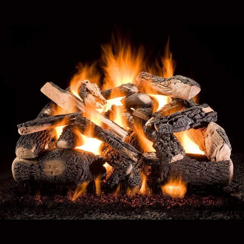 30″ Kodiak Char Triple Stack Single Side Large Vented Gas Log – Hargrove