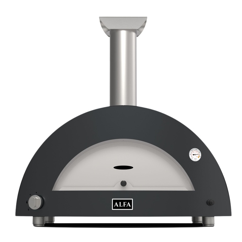Alfa Moderno Anthracite Grey 3 Pizze Gas Pizza Oven Propane