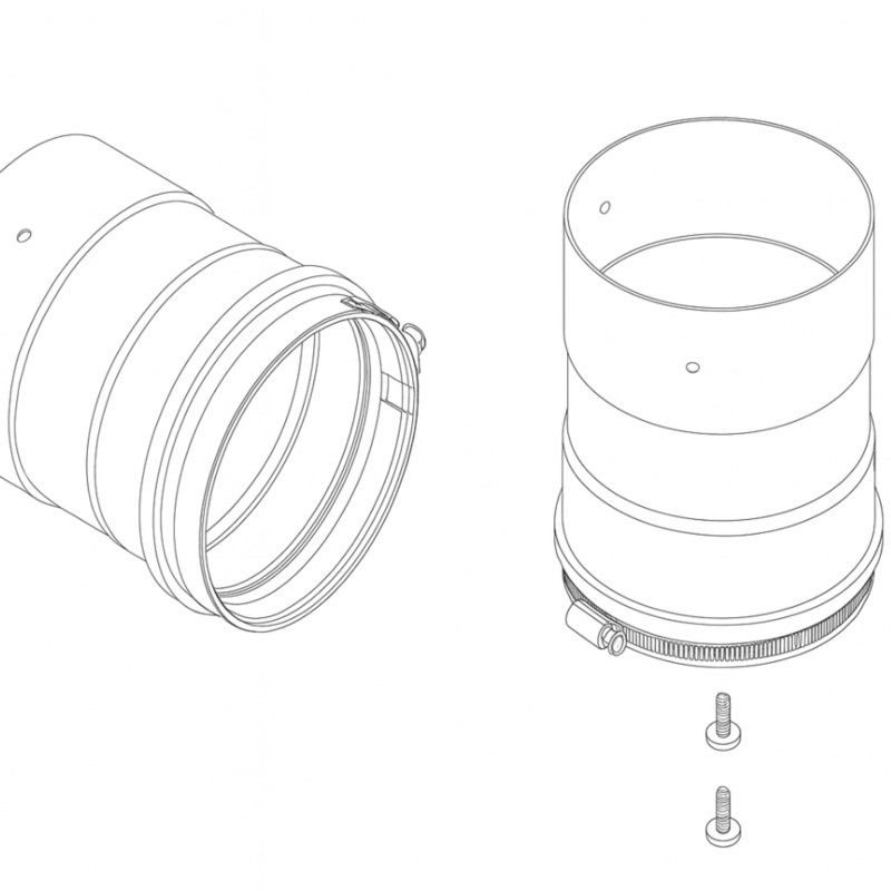 CT171 – 4″ Vent Adapter Kit Exclusively for ETSV