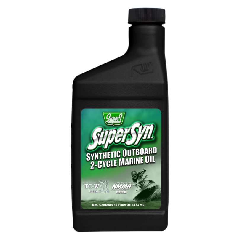 Super S Supersyn Synthetic Tc-W3 2-Cycle Outboard Oil 16 oz.