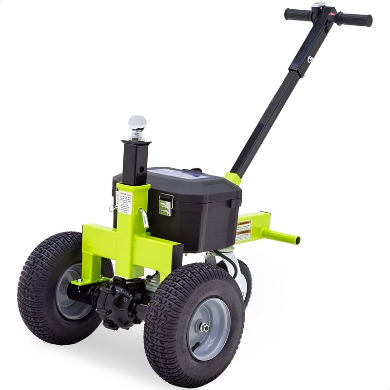 Tow Tuff Adjustable 3500 Lbs Capacity Electric Trailer Dolly, Green (Used)