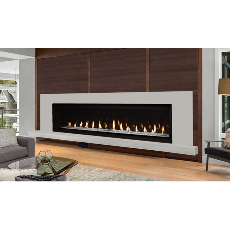 72″ Direct Vent Fireplace, Linear, Lights, Electronic Ignition, Natural Gas DRL6072TEN