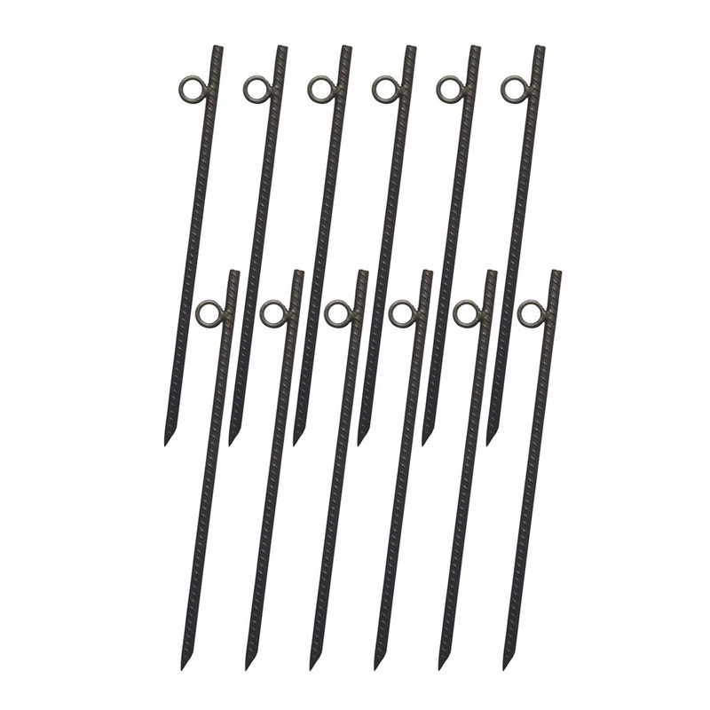 Yard Tuff Grip Rebar 18-Inch Tent & Canopy Stakes (12 Pack) (Used)