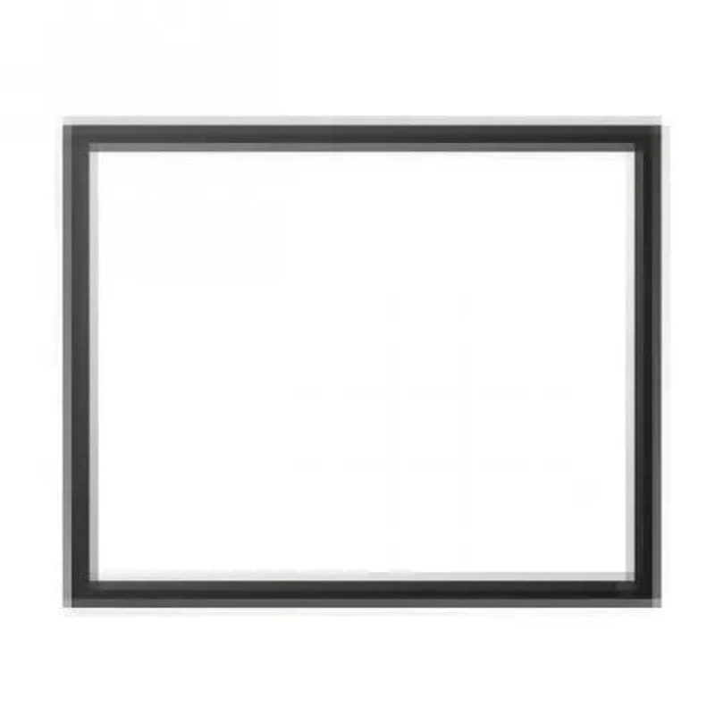 Valcourt – Straight Masonry Trim –  VA7TR – Black Finish for Fireplace, Durable & Easy to Install