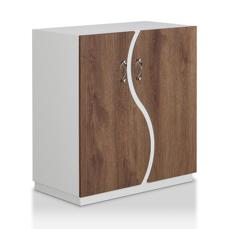 Ashton Contemporary 8-Shelf Shoe Cabinet-Furniture of America