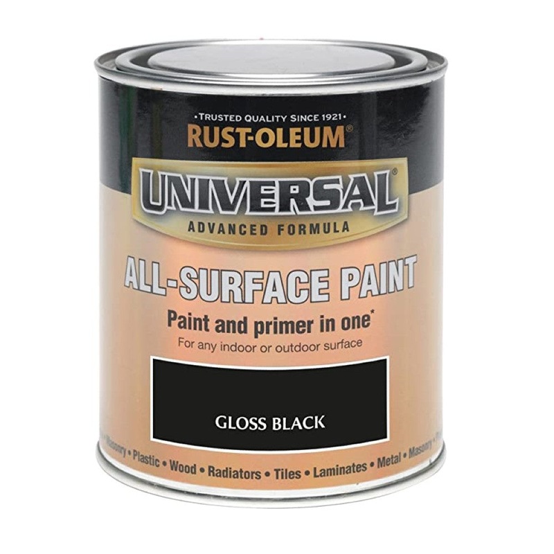 Rust-Oleum All Surface Paint Black 250ml (Gloss) Default