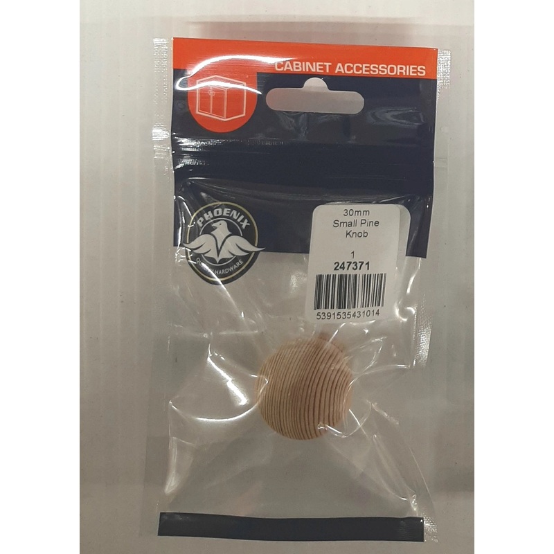 Small Pine Knob 30mm (Wood Screw) Default