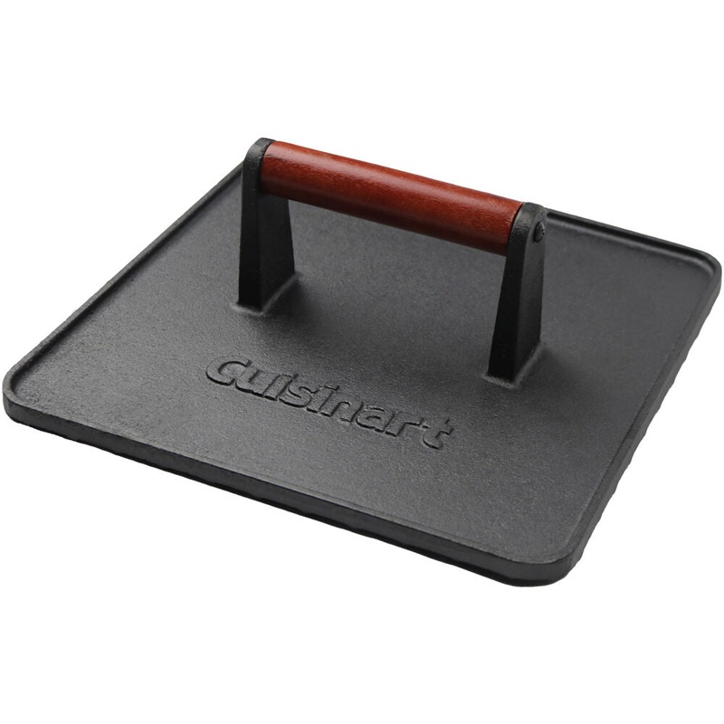 Cuisinart Grill – XL Cast Iron Griddle Press 10″ x 10″ – CGPR-223