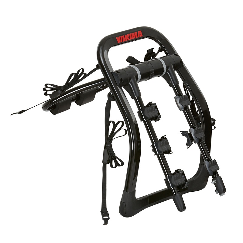Yakima 3 Bike Capacity Trunk Bike Strap Rack with ZipStrips, Black (Open Box)