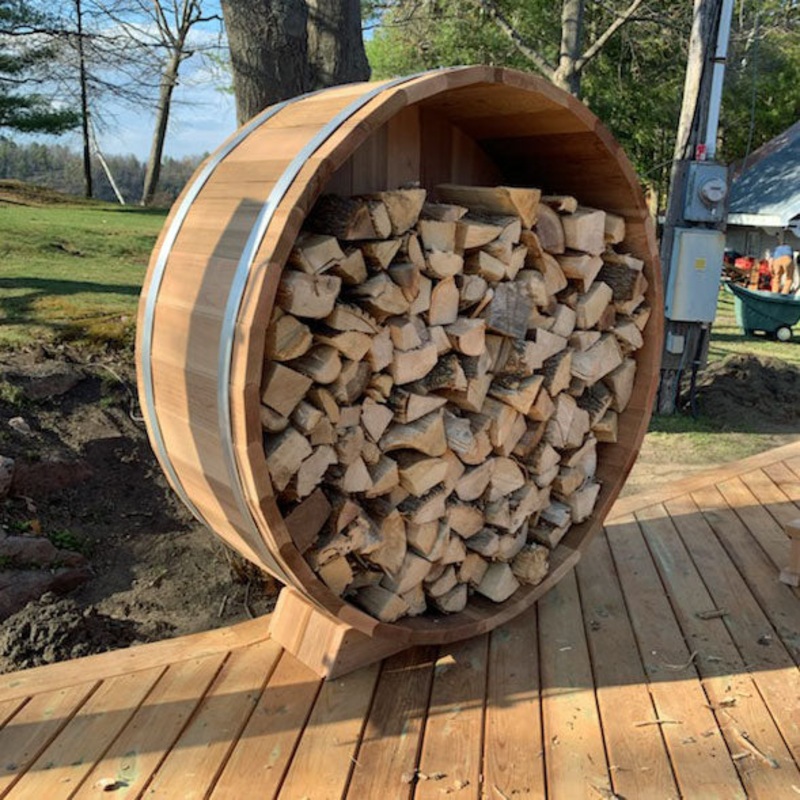 Dundalk Leisurecraft 5′ Clear Cedar Firewood Storage