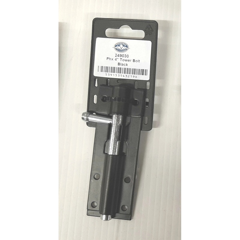 4″ Black Tower Bolt Default